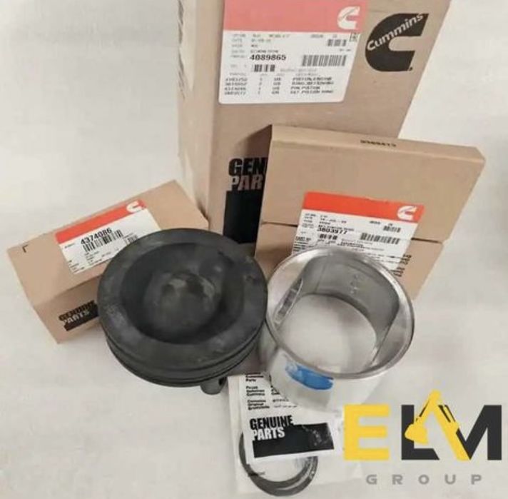 Поршень, кольца, шатун на технику