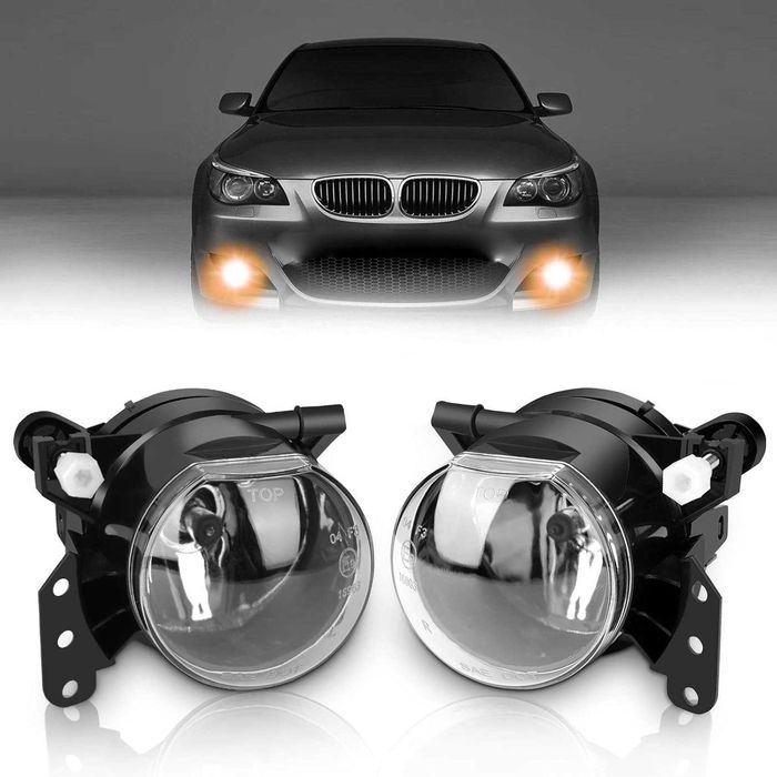 set proiectoare ceata LED pentru bara M pack bmw E60 E90 E63 E46 E83