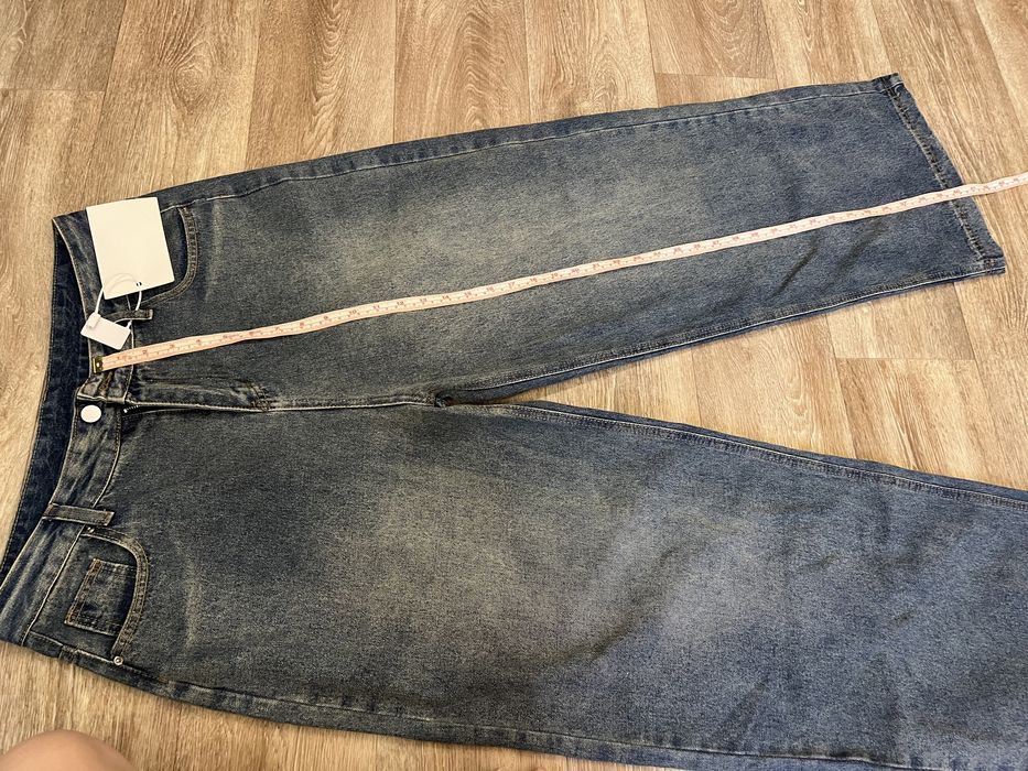 Джинсы унисекс оверсайз