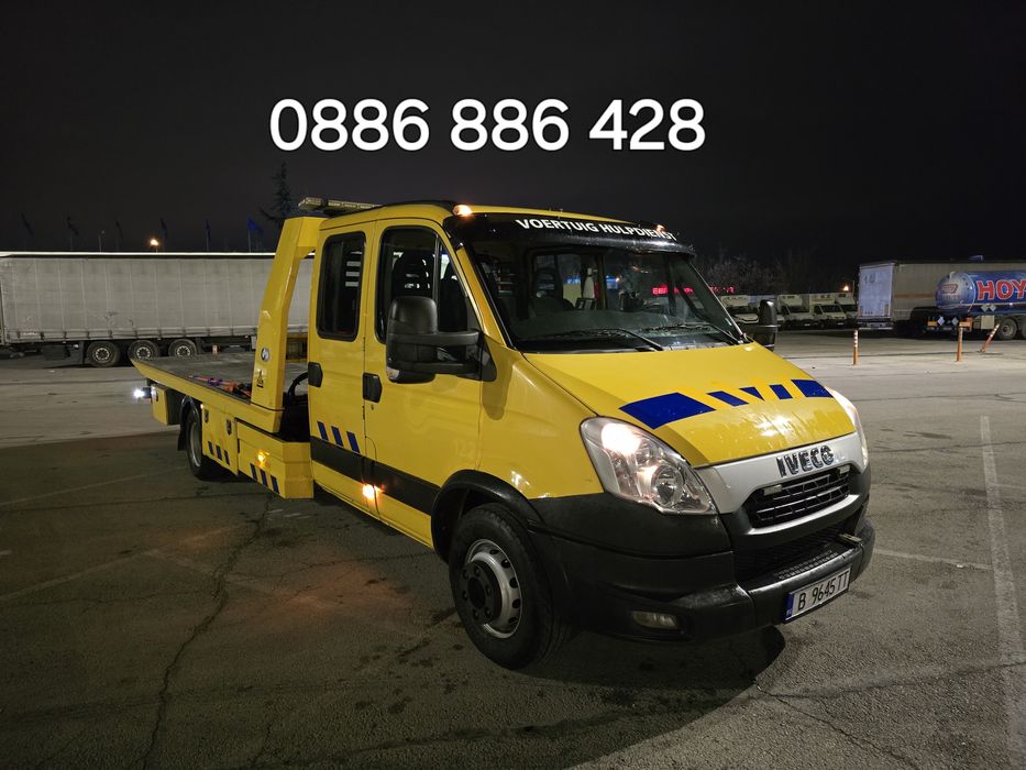 Пътна помощ Варна - 6места за пътници 24/7. Транспорт на техника до 5т