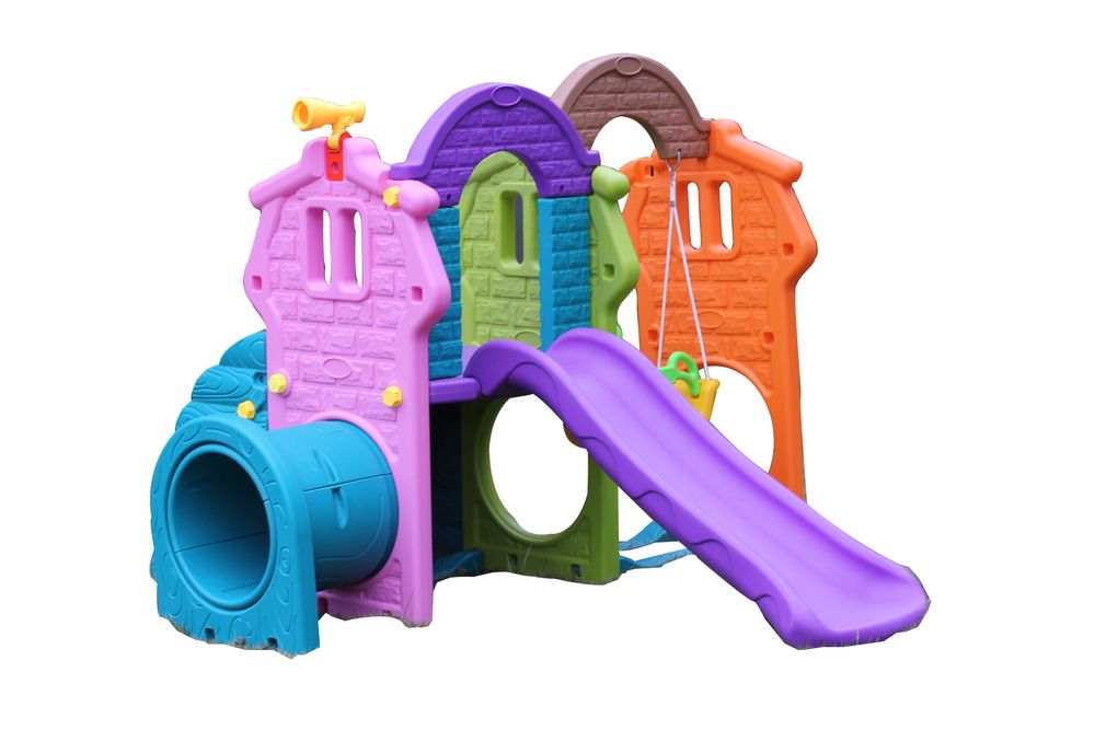 Детские горки, домики, качели