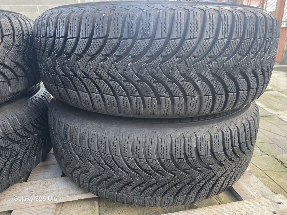 Лети джанти 16ки 5х112 Rial Mercedes + зимни гуми 205/60/16 Michelin