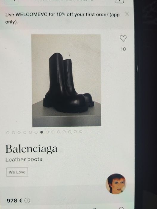 Balenciaga leather boots