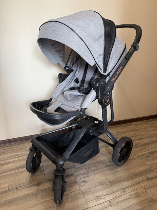 Детска количка Cangaroo Ellada 3в1 сив