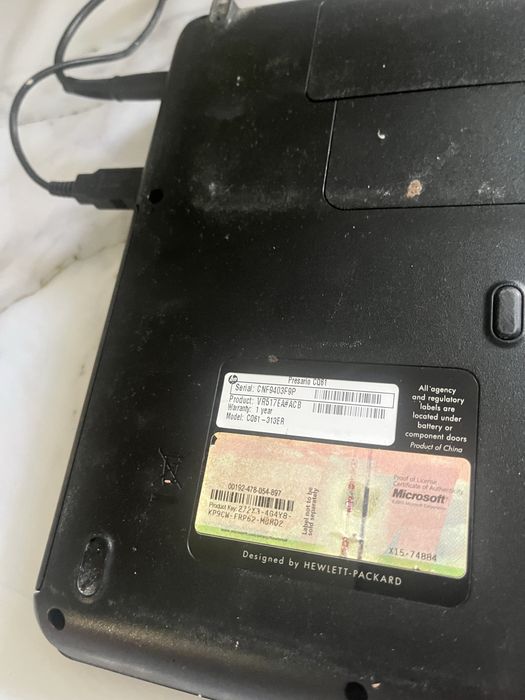 Продам ноутбук Compaq Presario