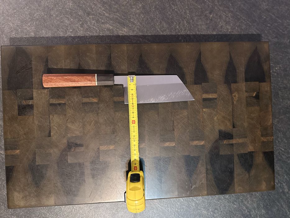 Cutit artizanal de bucatarie - otel inoxidabil 61 HRC , taiș japonez