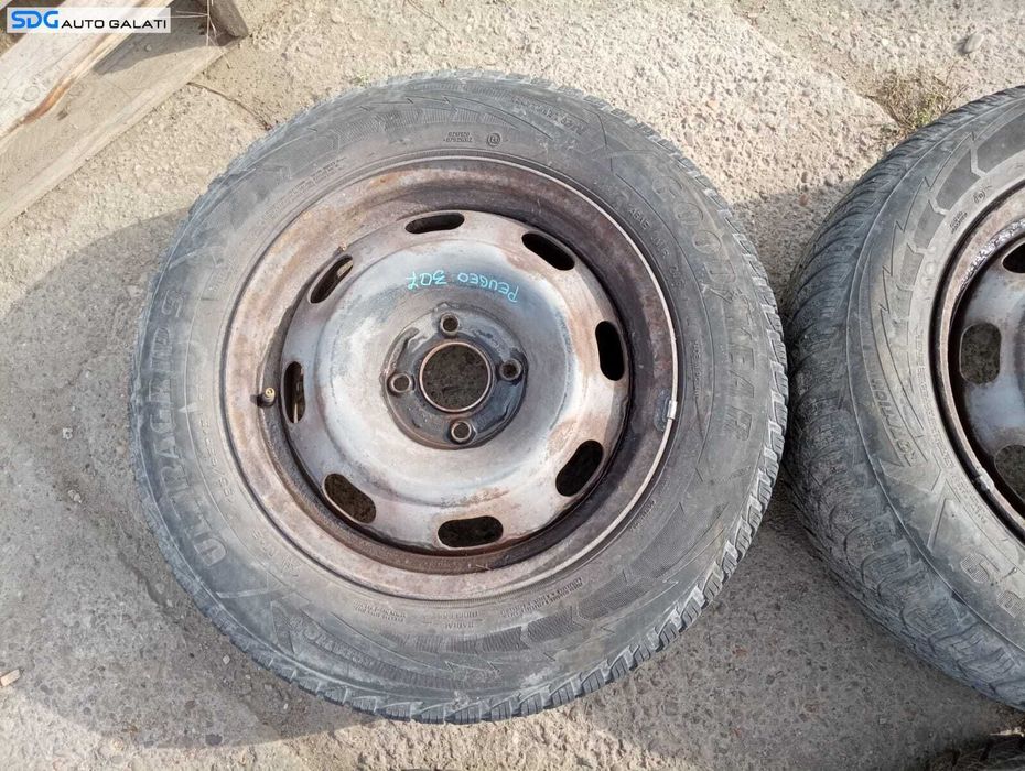 Set 4 Roti Jante Tabla 195 65 15 R15 Peugeot 307 2001 - 2005 [M6542]