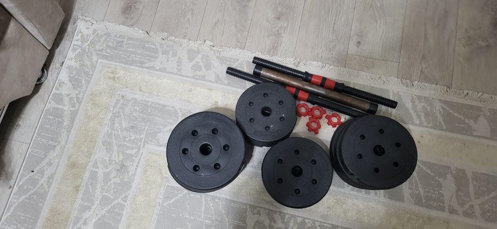 Гантели с блинами