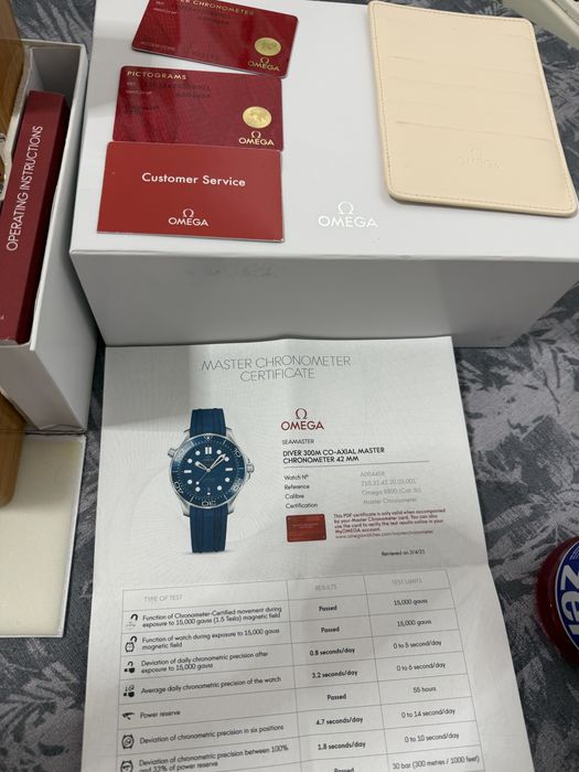 Omega Seamaster Diver 300M – 42 mm – Full Set – Master Chronometer
