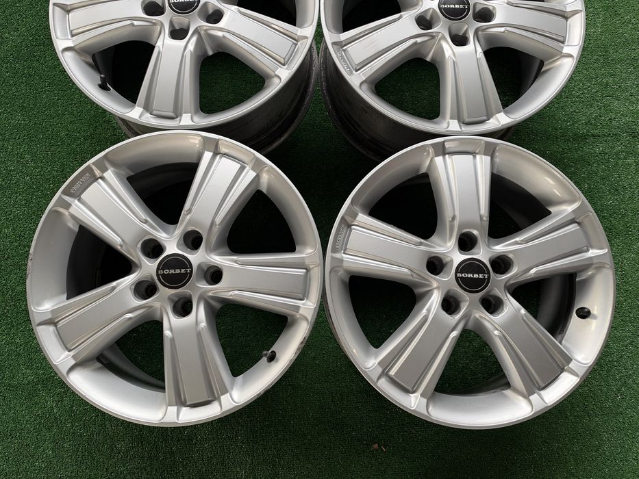 4бр. Алуминиеви 17” Джанти 5х114.3 *BORBET* за -HONDA/MAZDA/HYUNDAI/KIA/SUZUKI/японски- 7.5Jx17H2, ET50