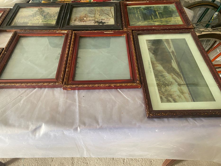 Багеты деревянные со стеклом СССР