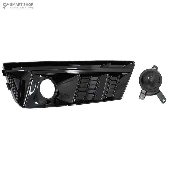 Grile Laterale Audi A4 B9 Sedan Avant (2016-2018) RS4 Design Negru