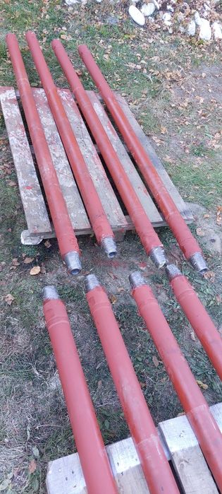 Prăjini foraje cu mufe conice  L 1M ,2M  .3M