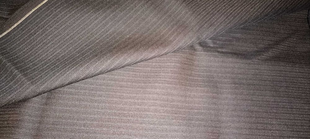 Черен габардин на черно райе