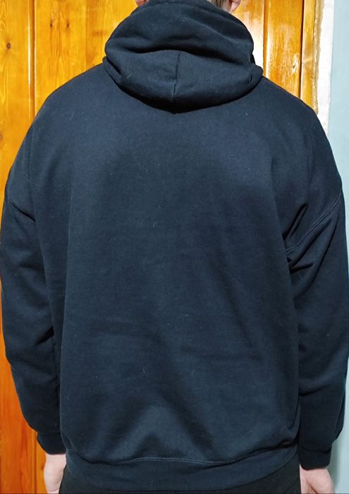 Худи черного цвета с начесом