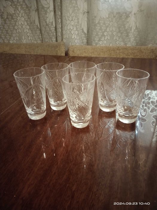 Стаканчики хрустальные