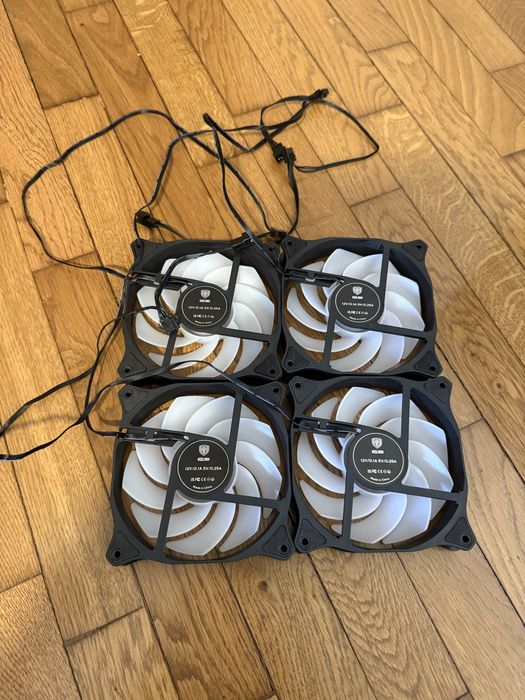 Set 4 ventilatoare argb