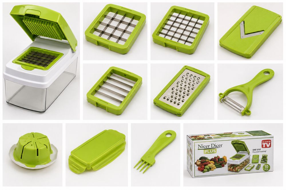 Овощерезка Nicer Dicer — 10 предметов
