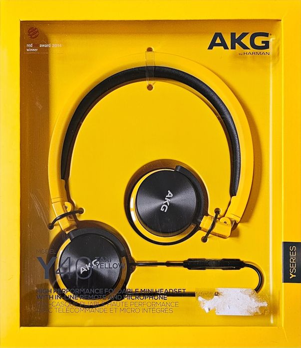 Se vind casti AKG Y40, yellow, cutie sigilata