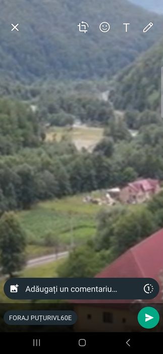 VÎND TEREN LA MUNTE intravilan lingă rîul Lotru