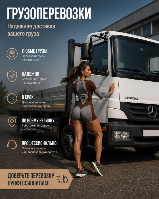 Грузовая доставка на бортовом грузовике