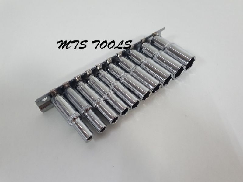 Set chei tubulare lungi 1/4 10 piese