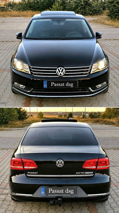 Vw Passat B7 1.4 TSI cu GAZ / DSG / Trapa / Piele