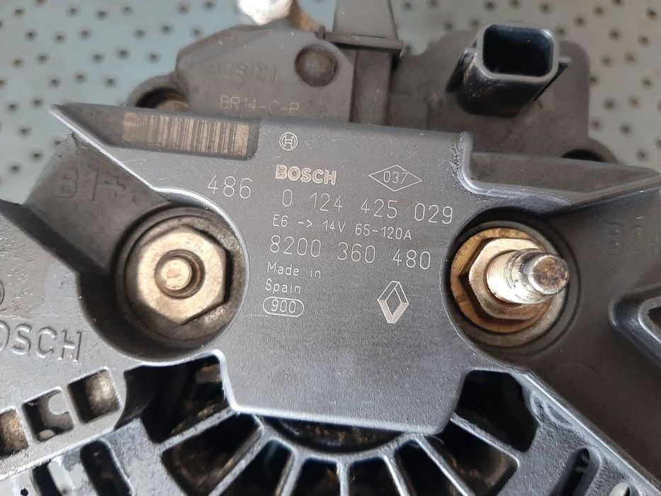 alternator renault modus 1 clio 3  1.5 dci   8200360480  0124425029
