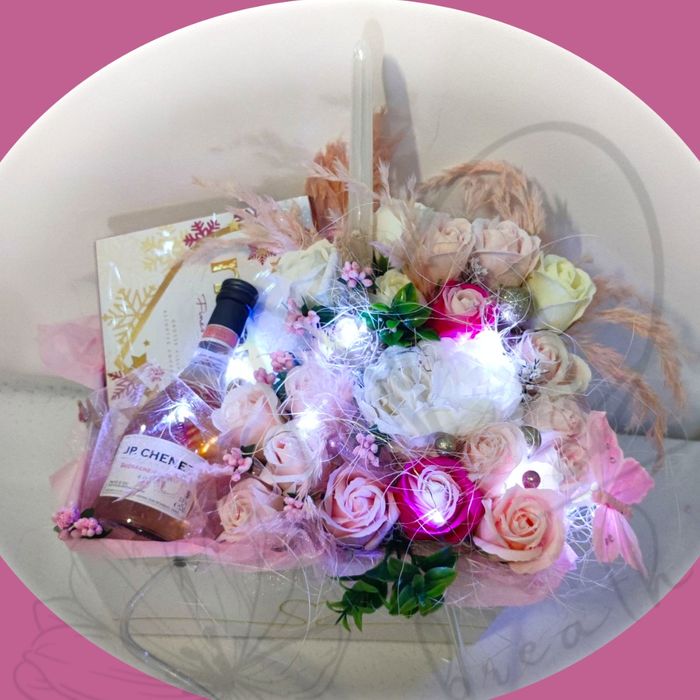 Подаръчна кутия с цветя