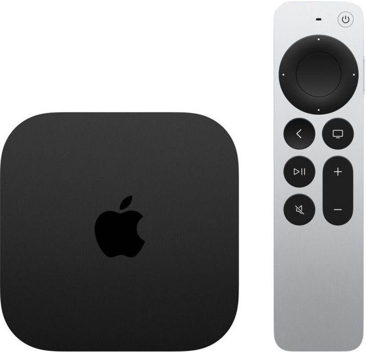 Мултимедиен плеър Apple TV 4K 2022, 128GB, Wi-Fi + Ethernet, черен