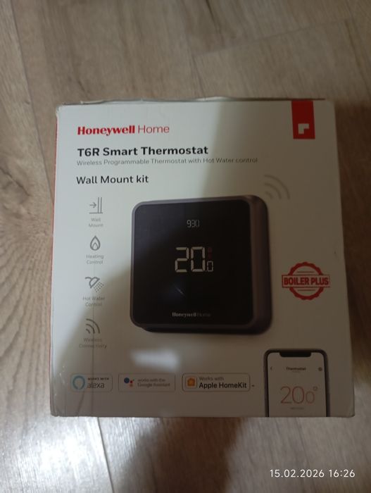 Termostat ambient honeywell t6r cu montaj pe perete