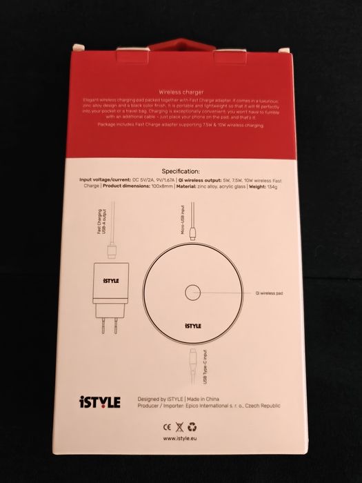 Vand incarcator wireless iStyle