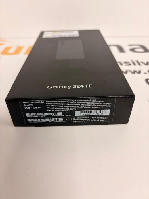 Samsung Galaxy S24 FE, Dual SIM, 8GB RAM, 128GB, 5G, Graphite -T-