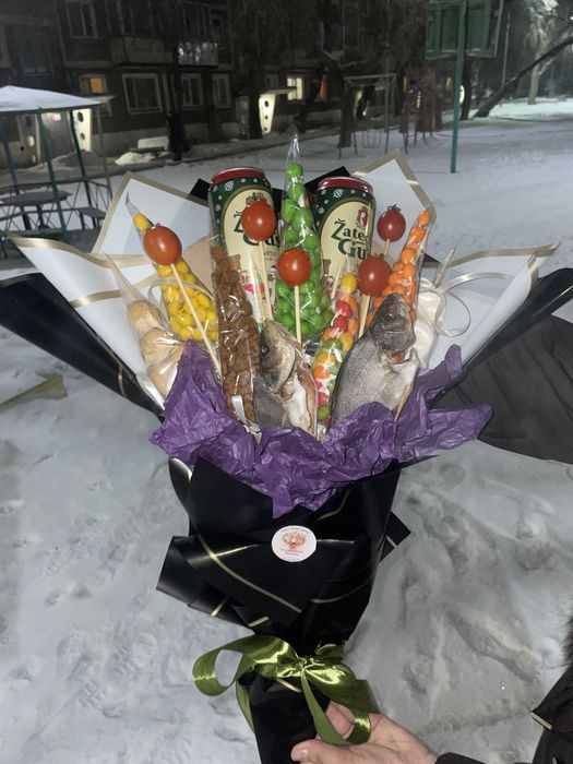 Мужской букет и денежные букеты