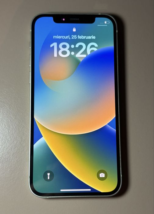 iPhone 12 – 64 GB – Verde Mint – Stare 9.3/10 – Orange