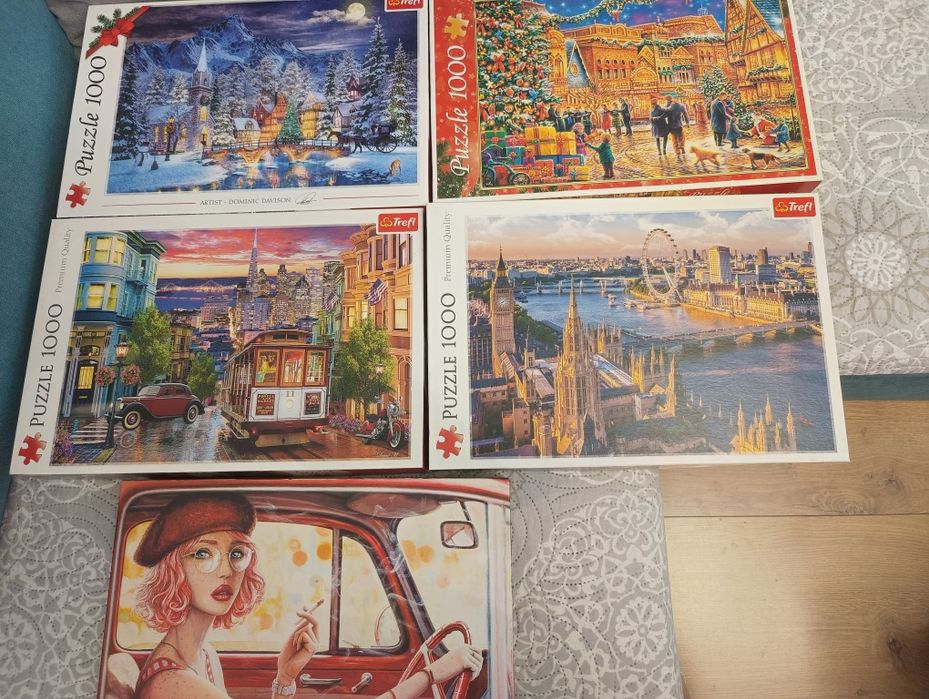 Пъзели 500, 1000,1500 и 2000 части