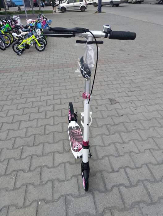 BYOX Детска тротинетка FIORE розов