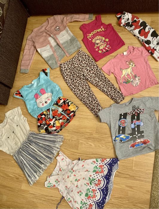 Одежда на девочку 3,4 года пакет