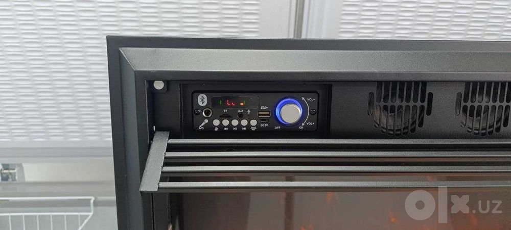 Электрокамин Aiwa ADL-2000M-EV125 RedFire (Bluetooth, колонки)