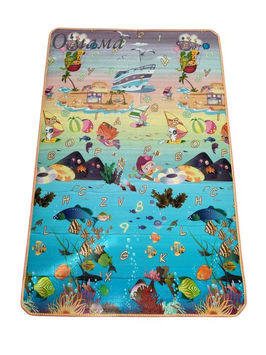 Термоизолиращо, двулицево килимче за игра 150х180см.