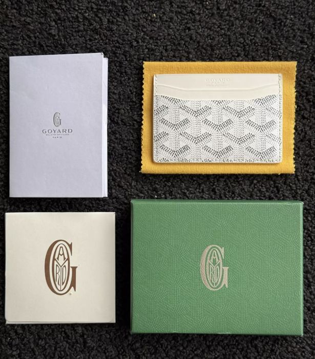Goyard Saint Sulpice Card Holder – White