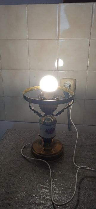 Винтидж месингова лампа