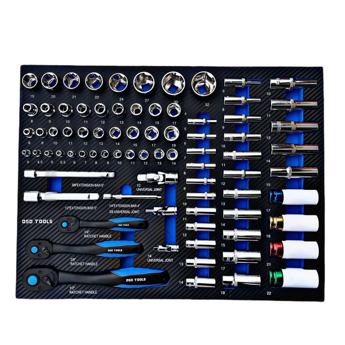 dulap metalic echipat cu truse de scule