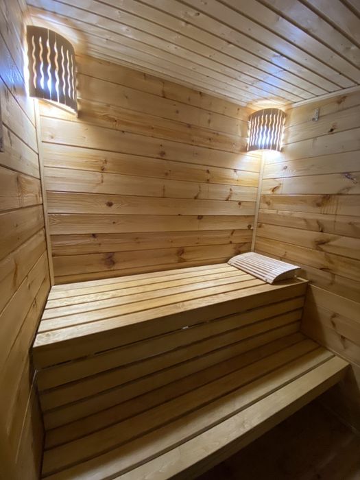 Семейная баня на дровах