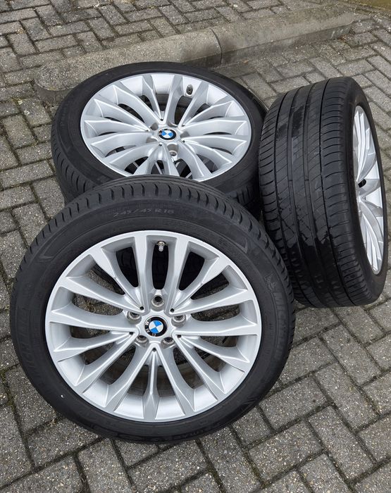Jante bmw g30 audi skoda seat mercedes golf 5x112 cauciucuri 245 45 18