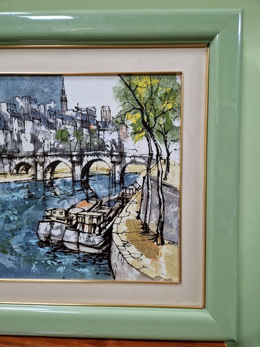 Страхотна майсторска антикварна авторска картина масло