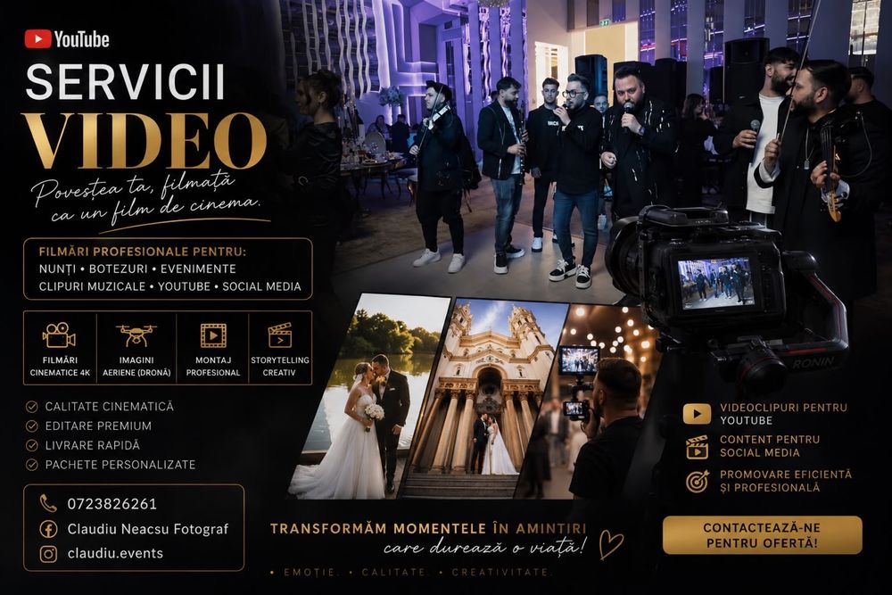 Servicii foto & Video nuntă | Botez | Cununie | Evenimente | Ploiești & Toată România