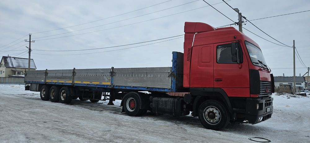 Продам Маз ман с двумя прицепами