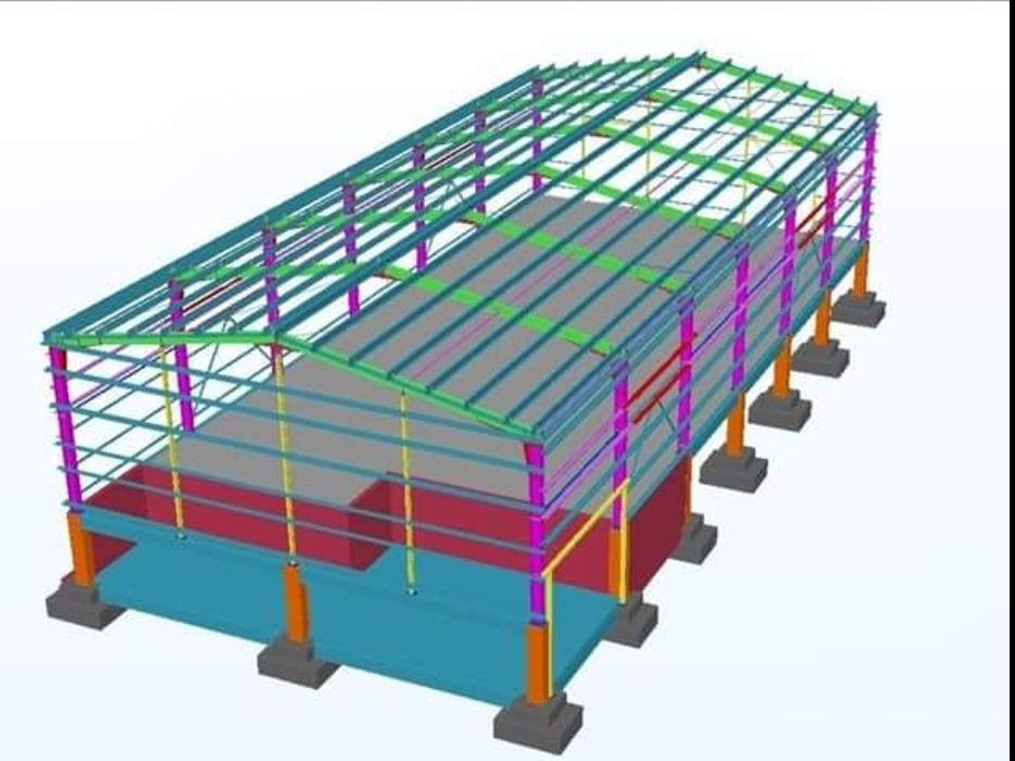 Vând hală metalică 12x 30h5  e stoc