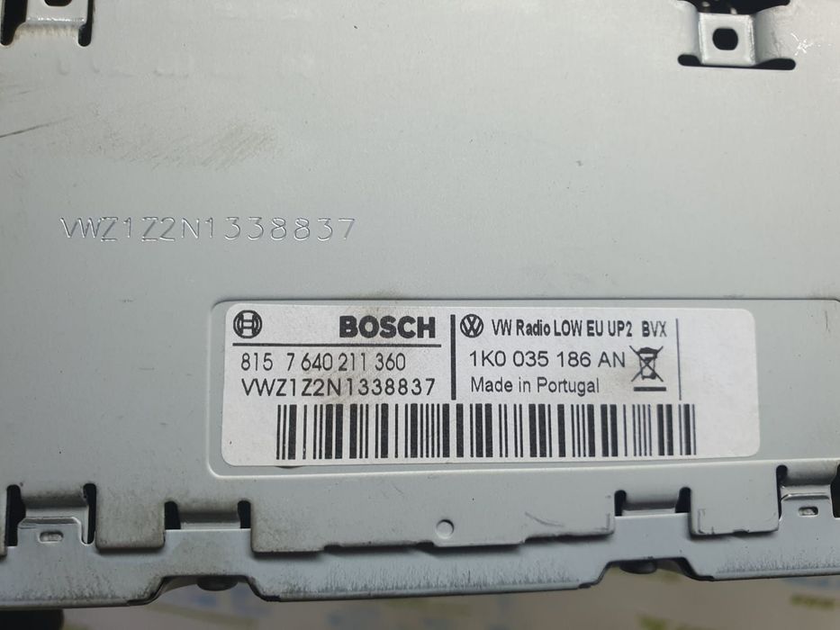 Radio cd player 1k0035186an Volkswagen VW Golf 6 [2008 - 2015] 2.0 td